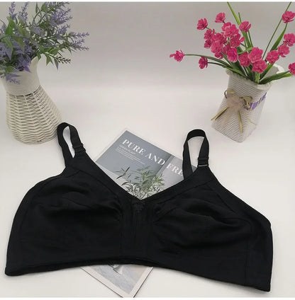TOP Push Up Bra Plus Size Bras for Women Full Coverage D E F Cup Seamless Underwear Cotton Bh 115E 110E 105E 100E 95E 90E85E C02