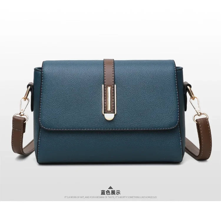 Fashion Crossbody Bag PU Leather Messenger Bag Versatile Sling Shoulder Women's Bag Small Handbags Sac A Main Femme Bolsas