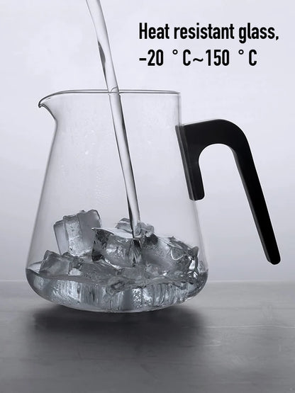 Bonston elegant cup insulation separation bubble teapot heat-resistant glass teapot simple filter tea cup 500ml