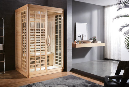 Customization Modern Dry Wet Steam Shower Room Outdoor Sauna Cabin Combos Steam Shower Full Spectrum Far Infrared Sauna Bath Woo