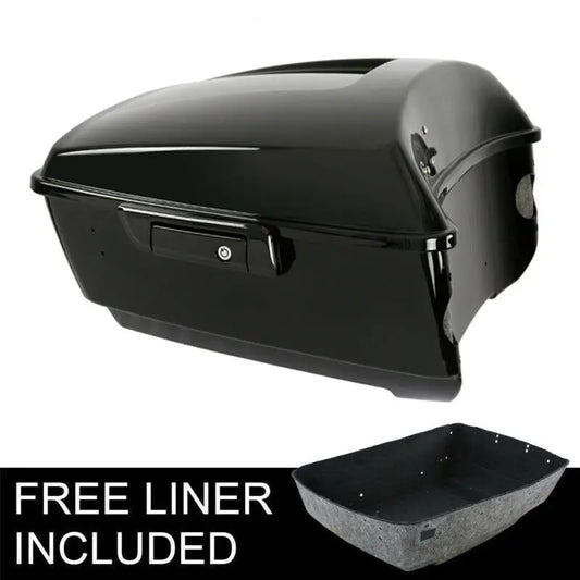 Motorcycle King Trunk For Harley Touring CVO Road Glide 2014-2025 Gunship Gray
