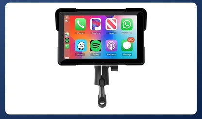 Jansite 5/7 inch Portable Carplay Motorcycle DVR GPS Navigation IPX7 Waterproof LCD Display For Wireless CarPlay Android Auto