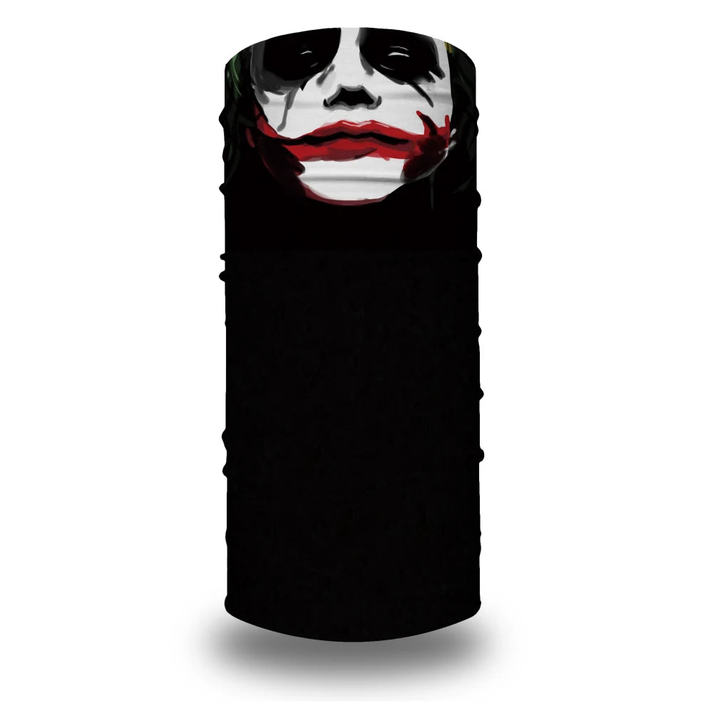 63-93 Vendetta Punisher Face Cover Tube Bandana Joker Men Motorcycling Riding Neck Gaiter Women Headband Mask Holloween Headwrap