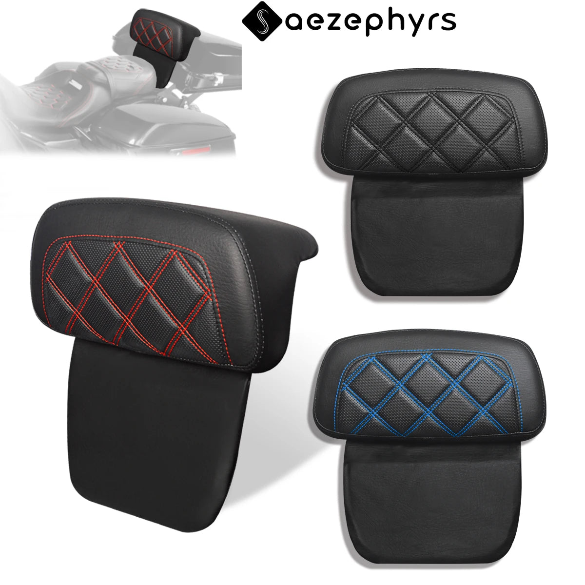 Tour Luggage Pack Backrest Pad Motorcycle Trunk For Harley Touring CVO Electra Street Glide FLHXS Road King FLHR Tri Glide 14-25