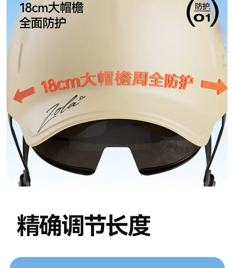 Breathable Summer Motorcycle Helmet 3C Certified Lightweight Baseball Cap Style Unisex Half Helmet