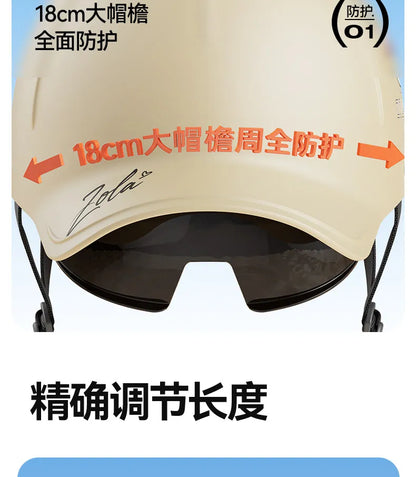Breathable Summer Motorcycle Helmet 3C Certified Lightweight Baseball Cap Style Unisex Half Helmet