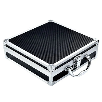 Shockproof Aluminum Alloy Tool Box Drop-Resistant Impact Resistant Portable Tool Case Protective Handheld Safety Briefcase