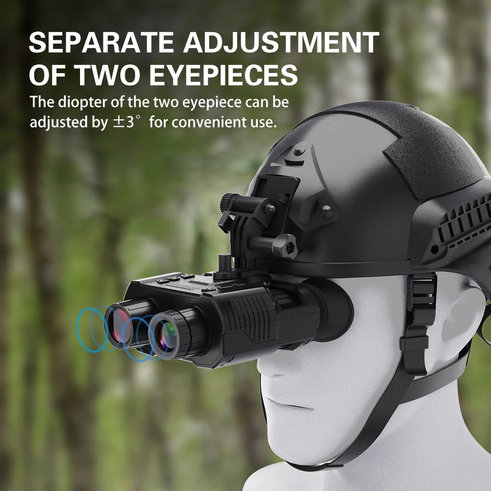 NV8000 Best 800M 4x 1080P Infrared Thermal Monocular Binoculars Hunting Night Vision Goggles Dual Screen Night Vision Dual Tube
