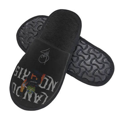 Custom British Lando Norris Racing Driver Guest Slippers for Spa Women House Slipper