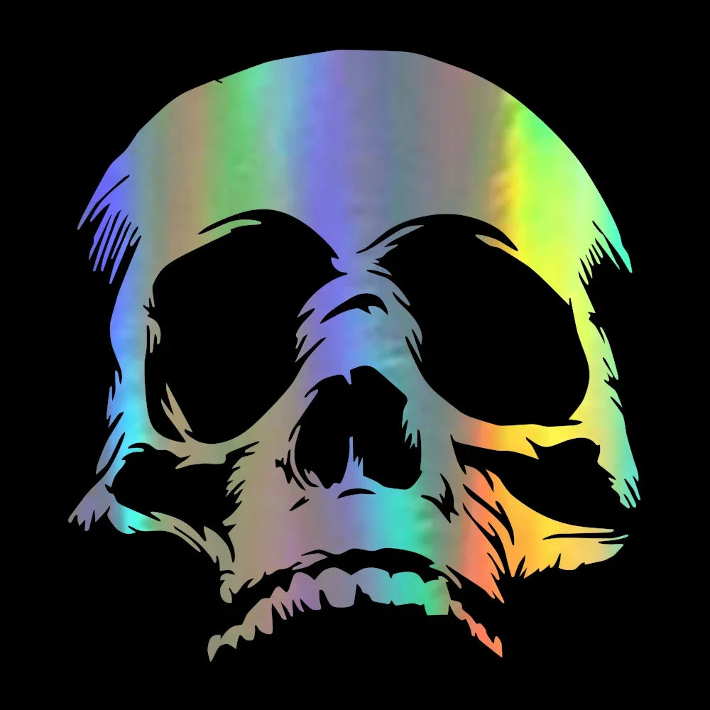 Fashion Skull Series Car Sticker Vinyl Reflective Funny Stickers on Auto 3D Motorcycle Moto Stickers and Decals Car Styling