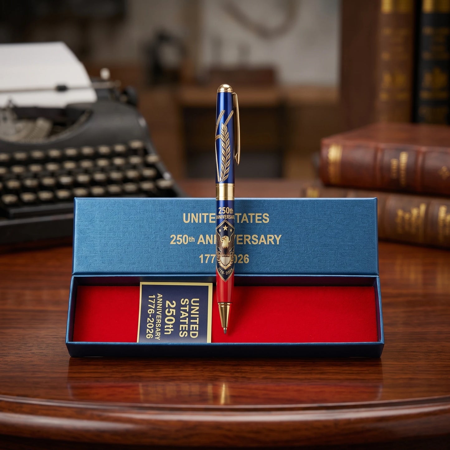 250th Anniversary Commemorative Ballpoint Pen 1776-2026 Collector's Item for Men Lawyers History Enthusiasts