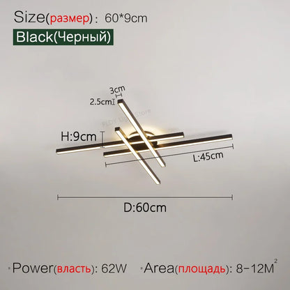 2025 new ceiling lamp Nordic modern LED lamp living room dining room bedroom lights ceiling chandelier