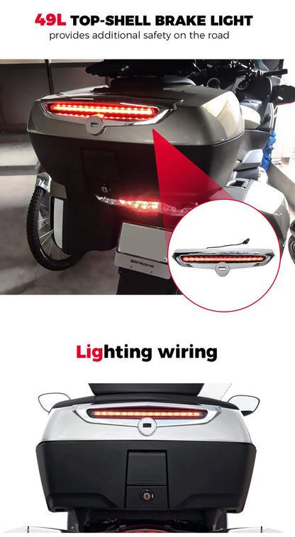 K1600 Brake Light Motorcycle Top Case LED Light for BMW K1600GTL K1600GT Exclusive R1250 RT R1200 RT Rear Trunk Lamp Touring Box