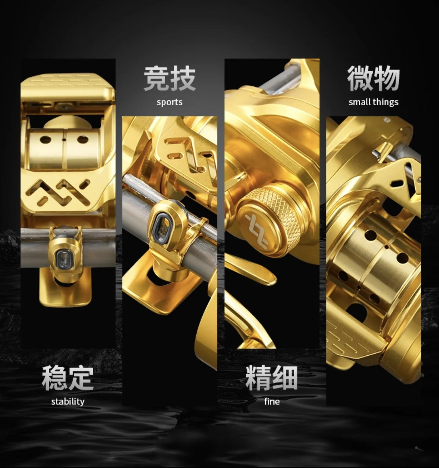 Takizawa Longze B51mc BFS Baitcasting Reel Ultralight Magnetic Drum Reel Full Metal Cnc Micro Object Baitcaster Fishing Reel Gea