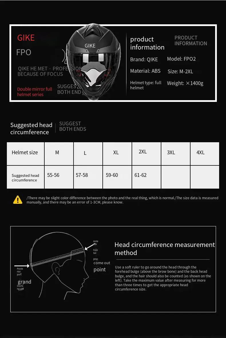 Motorcycle helmet men and women motorcycle double lens anti-fog full helmet cruise pedal four seasons universal helmet DOT certi