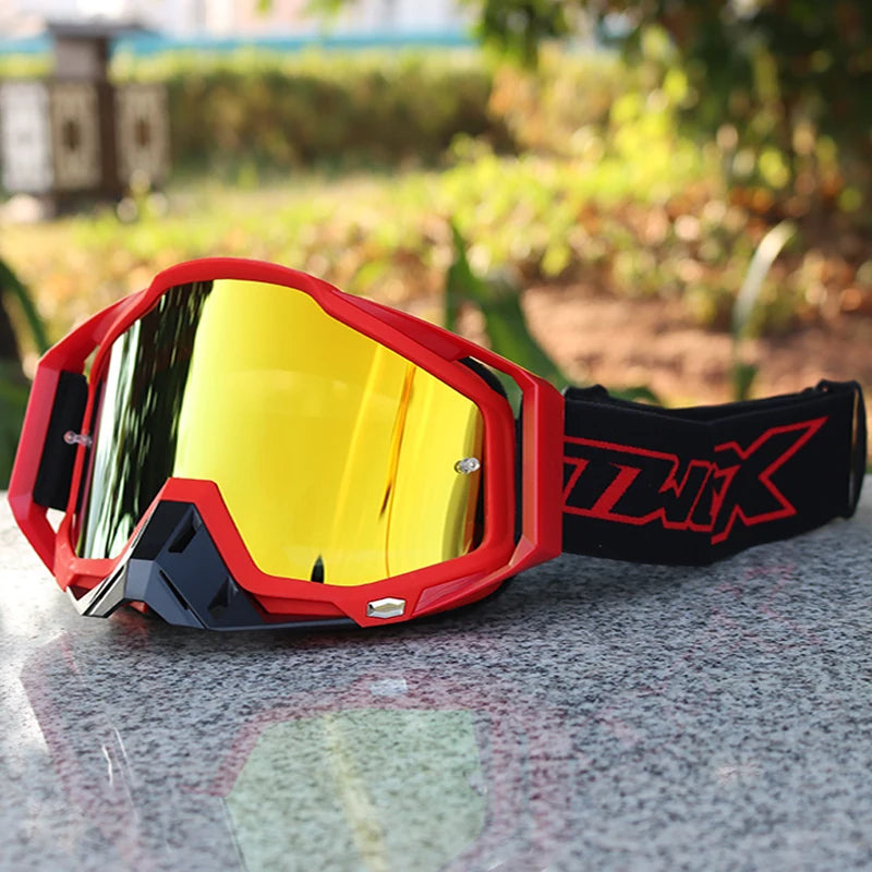 Motorcycle Glasses Dirt Bike MX Goggles Anti-Fog HD Lens Motocross Enduro Sunglasses Windproof Ski Goggles Factory Wholesale