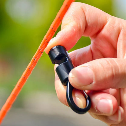 Camping Gear Durable Aluminum Alloy Tent Windproof Rope Hanger For Outdoor Camping Travel Kit Survival Buckles〔CC33〕