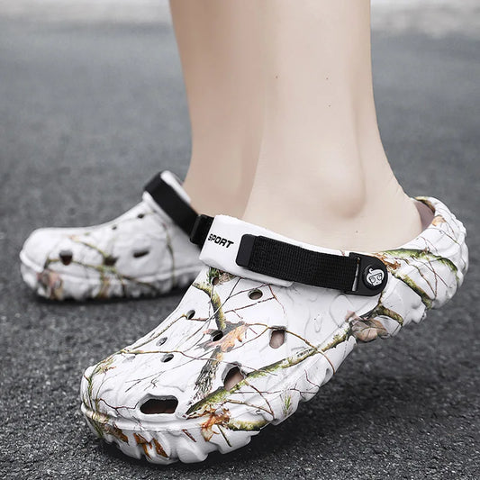 Summer Women's and Men's Clogs Slippers Classic Couple's Garden Shoes Men Fashion Casual Sandals Leisure Slides Big Size 46 47