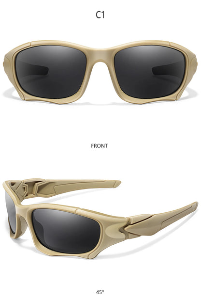 Polarized Sunglasses for Men Women Classic Camouflage Shades with UV Protection for Outdoor Driving Cycling Hiking Fishing