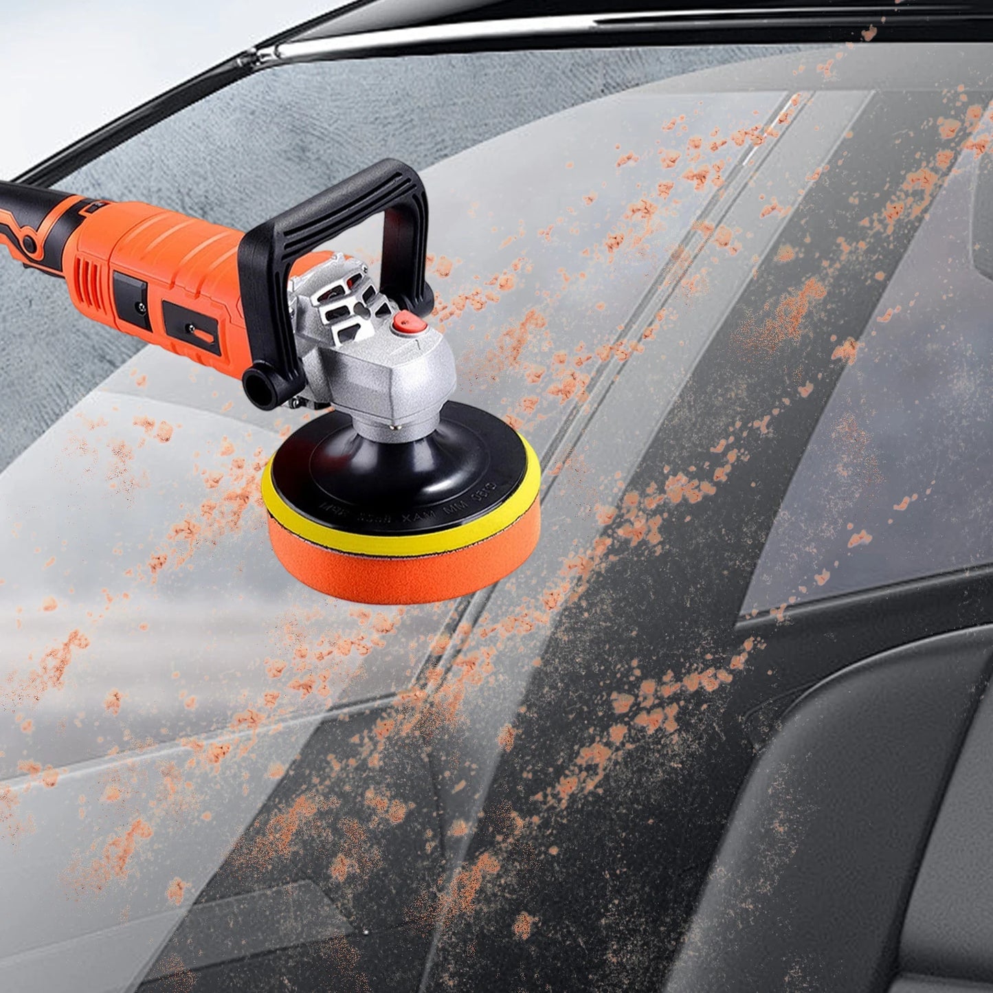 50g Car Glass Polish Powder Car Window Polishing Mirror Powder Glass Removal Composite Rare Repair Tool Accessories Auto Care