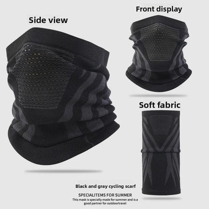 Motorcycle Balaclava Winter Neck Warmer Windproof Face Mask Cold Protection Seamless Scarf Ear Cover Breathable Riding Outdoor