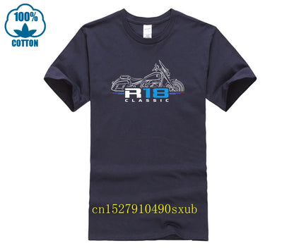 Men T Shirt Casual R18 Classic Motorcycle T-shirt Graphic Summer Short Sleeves 100% Cotton S-4xl Cool Tee
