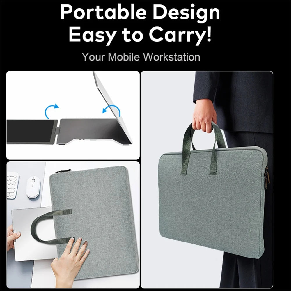 Dual Screen Display 14" to 16" Extended Multiple Monitor Laptop Sub Screen Triple LCD Extender Compatible with All PC Rospider