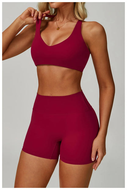 3PCS Yoga Sets Workout Set Women 2 Pieces Gym Suits High Waist Leggings Sport Bra Outfits Long Sleeve Fitness Running Sportswear