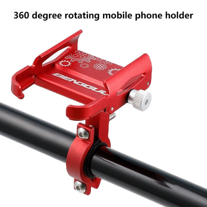 Bike Phone Holder 360 Rotation Bicycle Phone Holder For 4.7-7.0 Inch Devices Motorcycle Handlebar Mobile Phone Stand
