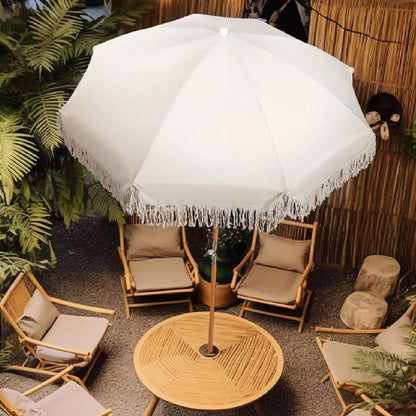 Patio Umbrella 8 Fiberglass Ribs UV Proof Large Outdoor Table Umbrella Garden Deck Backyard Pool Beach Sun Umbrellas