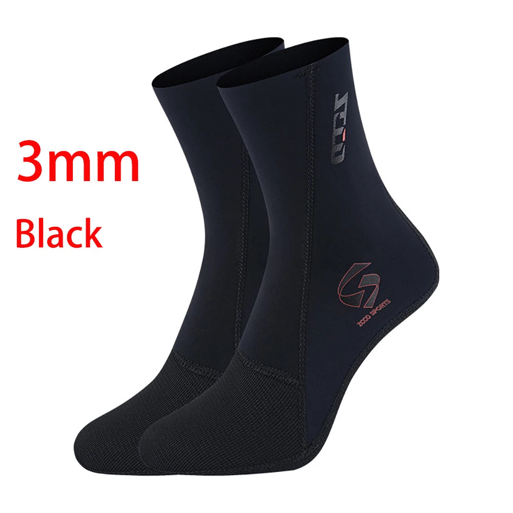 5mm/3mm/1.5mm Neoprene Diving Socks Anti Slip Beach Wetsuit Surfing Boots Water Socks Sand Proof Warm Blind Seam Diving Socks