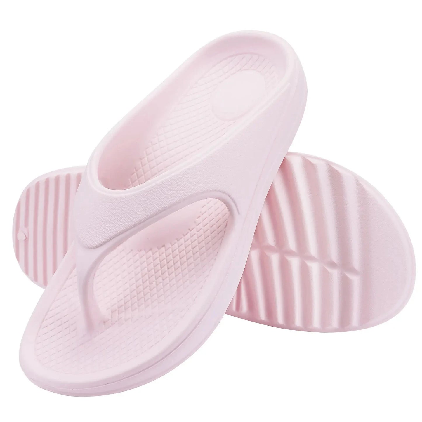 Kidmi Women Flat Sandals Women Slippers Outdoor Non-slip House Slippers Unisex Beach Slides Orthopedic Breath Soft Slippers