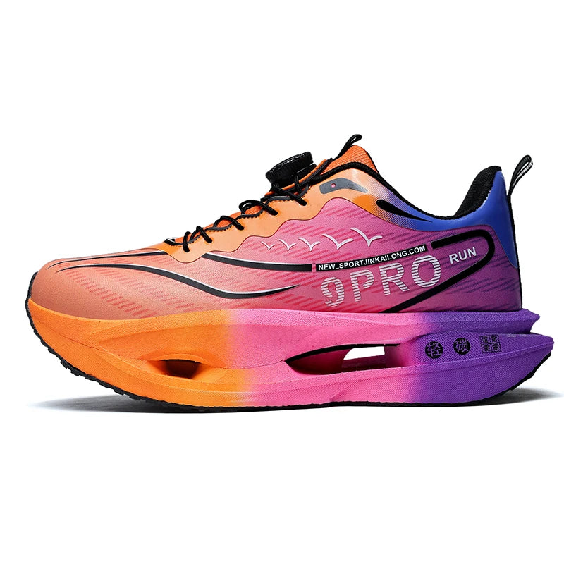 Unisex Running Shoes 2025 New Lightweight Cushioning Thick Sole Sports Training Sneakers Daily Wear Tennis Shoes for Men Women