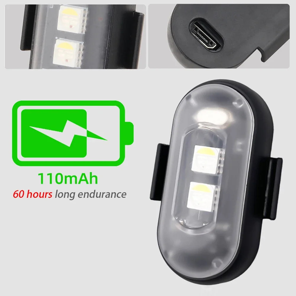 Wireless Car Atmosphere Light LED Strobe Lights Warning Lights RGB Led Aircraft Strobe Lights Car Motorcycle LED Lamp