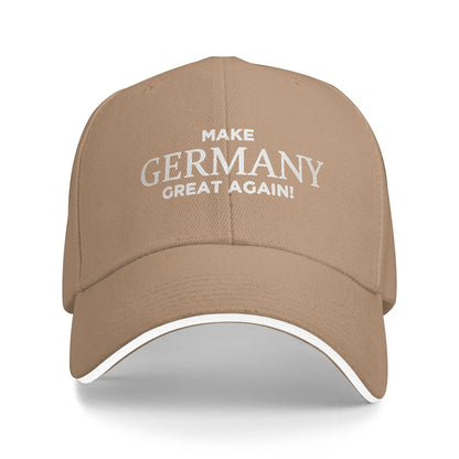 Collection 10 Pics Styles Harajuku Make Germany Great Again Camping Baseball Caps For Womens Men Beach Dad Hats y2k Snapback Cap