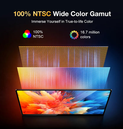 HOWENS 15.6 Inch 4K Monitor IPS Display HDR 100% NTSC For Laptop Switch PS5 Xbox Phone Gaming External Screen Second Monitor NEW