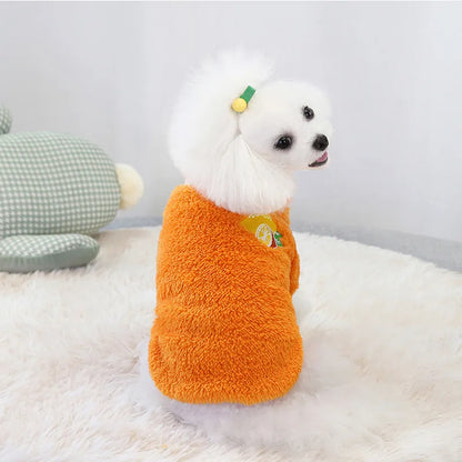 Winter Pet Dog Sweater Polar Fleece Warm Dog Clothes for Small Dog Coat Thicker French Bulldog Clothes Chihuahua Dog Accessories
