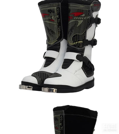 Motorcycle Boots Men Waterproof PU Boots Anti-drap Moto Boots Motocross Motorcycle Shoes Protection Motorcycle Long Thigh Boots