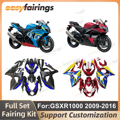 Motorcycle  Kits for SUZUKI GSXR1000 GSX1000R 2009 2010 2011 2012 2013 2014 2015 2016 GSXR 1000 K9 Bodywork full fairing kit