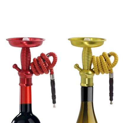 Aluminun Shisha Narguile  Hookah Stem Kit for Wine Bottle Large Hookah Chicha Most Of Bottle Cachimbas Nargile Accessories