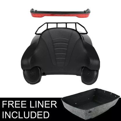 Motorcycle King Trunk LED Tail Light Speakers For Harley Touring Road King Street Glide Electra Glide 2014-2025