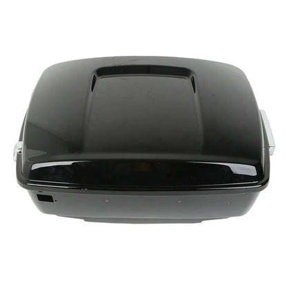 Black King Trunk W/ Black Latch Fit For Harley  Electra Road Street Glide Road King 2014-2025 2018 2021 Motorcycle