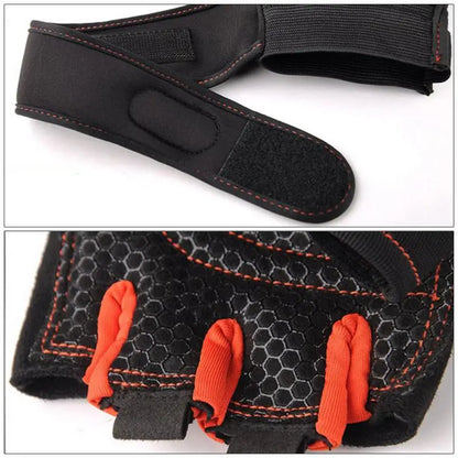 Gym Sport Gloves Fitness Weight Lifting Wristband Half Finger Gloves Outdoor Cycling Hiking NonSlip Glove Body Building Training