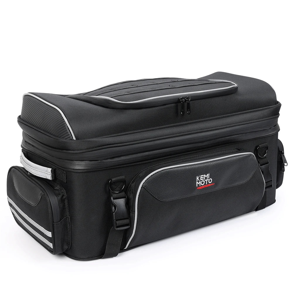 Motorcycle Travel Luggage Top Bag Tail Bags Trunk Bags with Bar Straps For Touring Road King Street Glide Road Glide Accessories