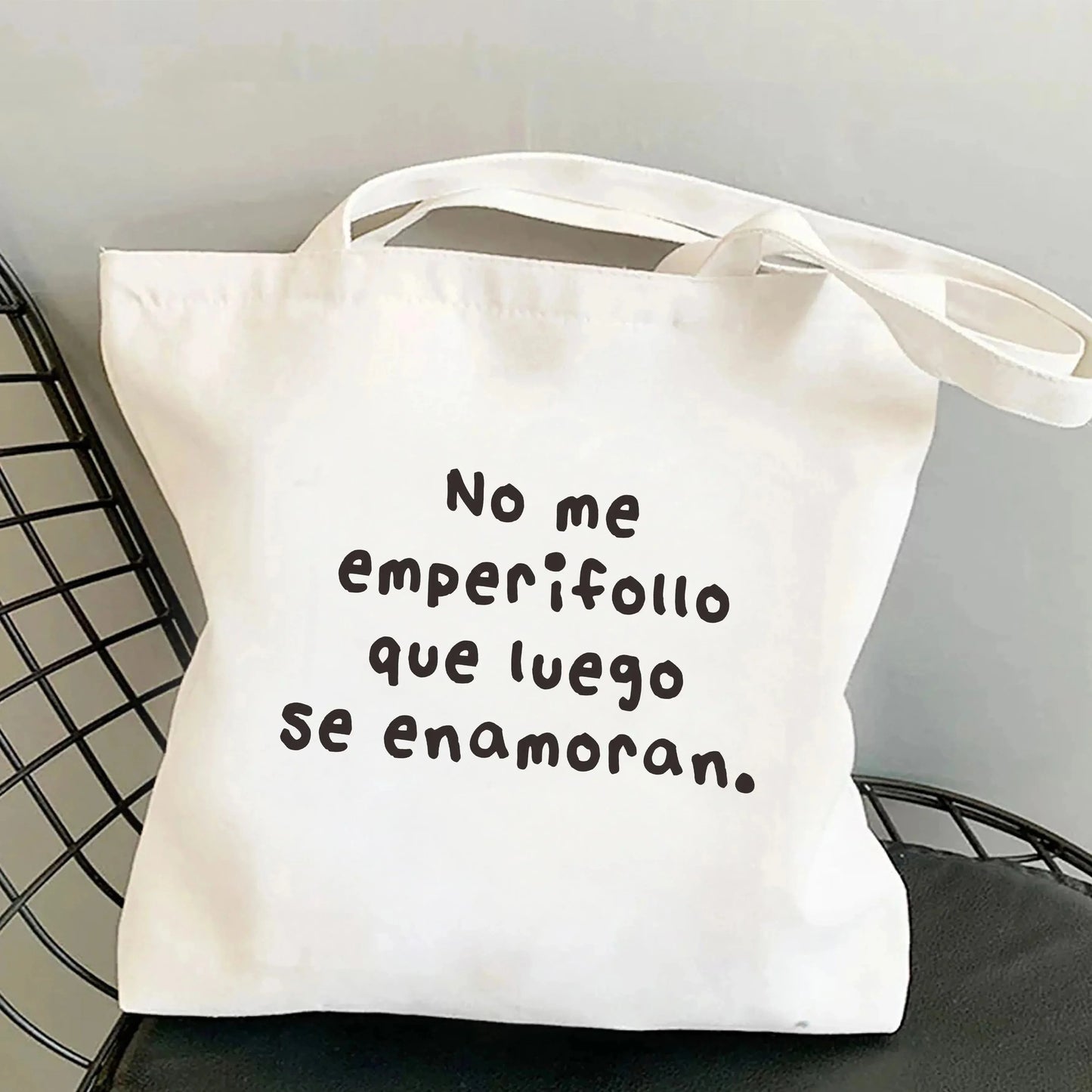 Spanish Women Shoulder Bag Graphic Harajuku Shopper Bags Large Capacity Canvas Tote Handbag No Zipper Eco Casual Girl Handbags