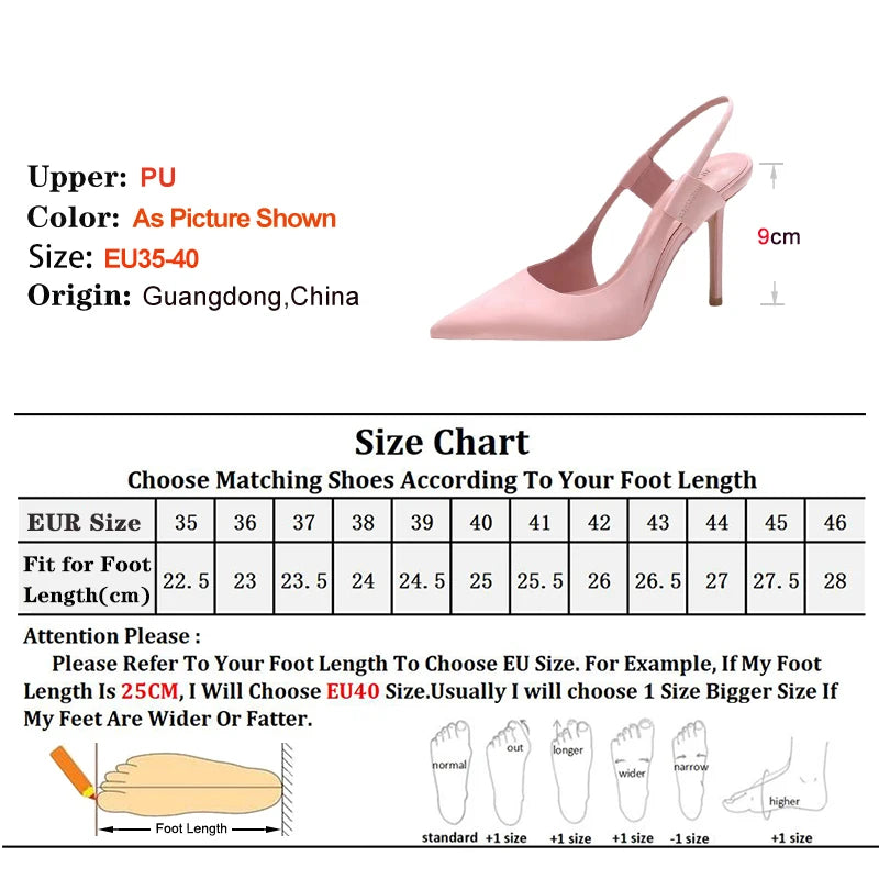 2025 New Fairy Pink Womens High Heel Sandals Pointed Toe Shallow Mouth Soft Leather Heels Ladies Fashion Banquet Versatile Shoes