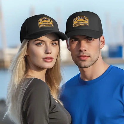 Camel Trophy 91 Print Mesh Baseball Cap Men Women Summer Sun Caps Street Hip Hop Hat Outdoor Sunshade Hat Daily