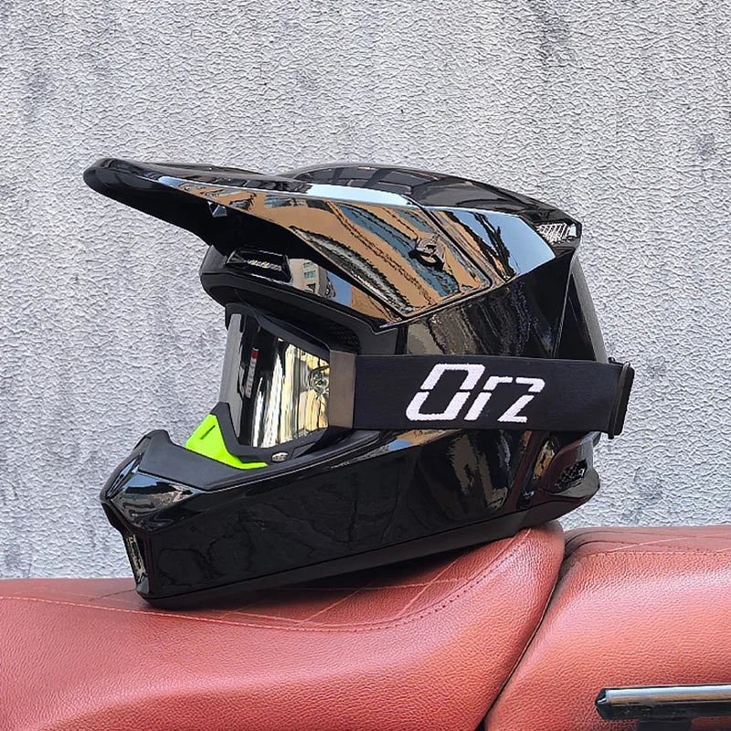 ORZ's new motorcycle off-road helmet, rally helmet, and mountain bike downhill helmet