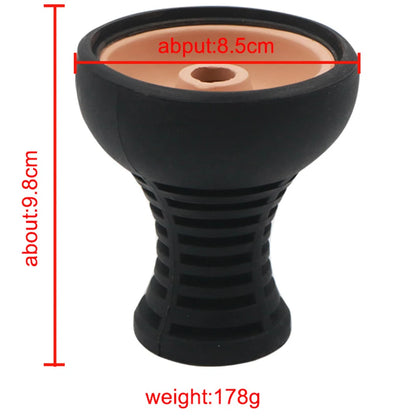 Hookah Bowl, Clay Phunnel Shisha Bowl Perfect Fit Charcoal Holder Practical Hookah Accessories For Better Shisha Hookah Smoke