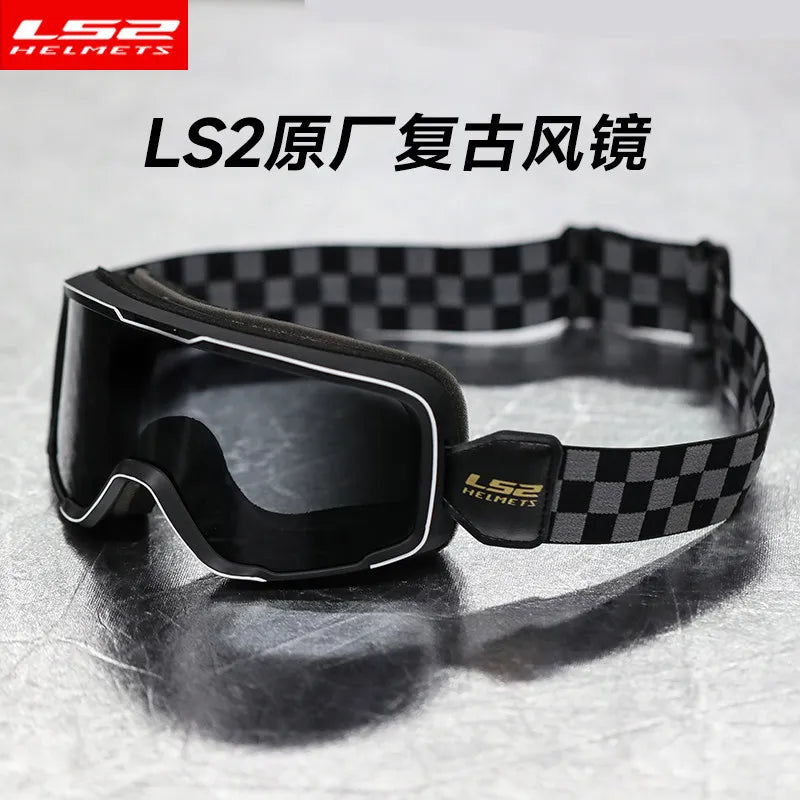 LS2 Original Motocross Glasses Windproof UV Protective Motorcycle Goggles Off-Road Dirt Bike MTB MX Racing Eyewear Men Women